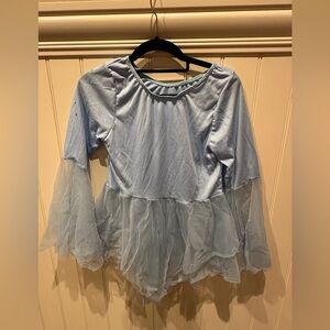 SPIRITUAL EXPRESSIONS Size Child Medium Silver Grey  Dance Dress